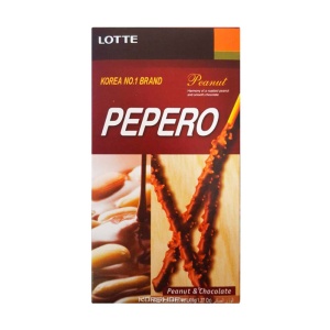 Соломка в шоколадной глазури Pepero Peanut 36 гр
