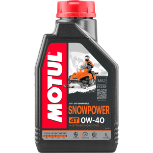 105891 Моторное масло Motul SnowPower 4T 0W40 (1 л)