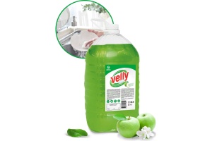 Средство для мытья посуды "Velly" зеленое яблоко, 5 кг 125469
