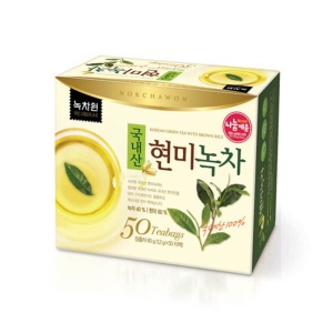Nokchawon Зеленый чай с коричневым рисом (50 пакетиков), 60 гр