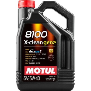 Моторное масло MOTUL 8100 X-clean GEN2 5W-40 (5 л.)