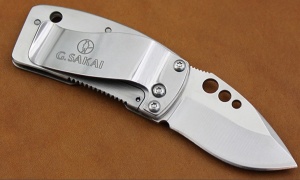 Нож карманный, держатель для денег G.Sakai