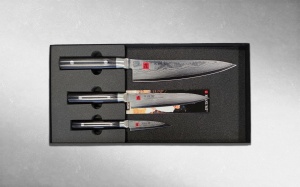 Подарочный набор из трех ножей Kasumi Damascus 8920158