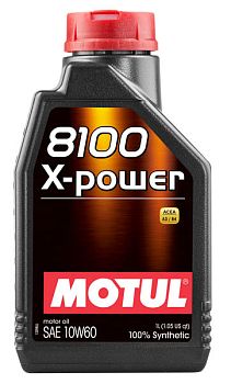 Моторное масло MOTUL 8100 X-power 10W60 (1 л.)