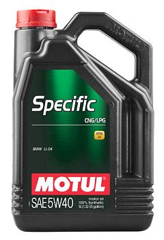 101719 Моторное масло MOTUL Specific CNG/LPG SAE 5W40 (5 л.)