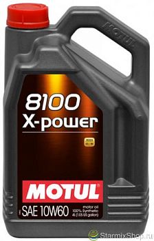 Моторное масло MOTUL 8100 X-power 10W60 (4 л.)