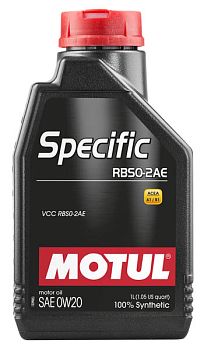 Моторное масло MOTUL Specific RBS0-2AE 0W20 (1 л.)