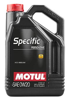 Моторное масло MOTUL Specific RBS0-2AE 0W20 (5 л.)