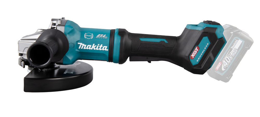 Угловая шлифмашина аккумуляторная Makita GA038GZ XGT BL 40В, 230 мм, 6600 об/мин, без акб и ЗУ