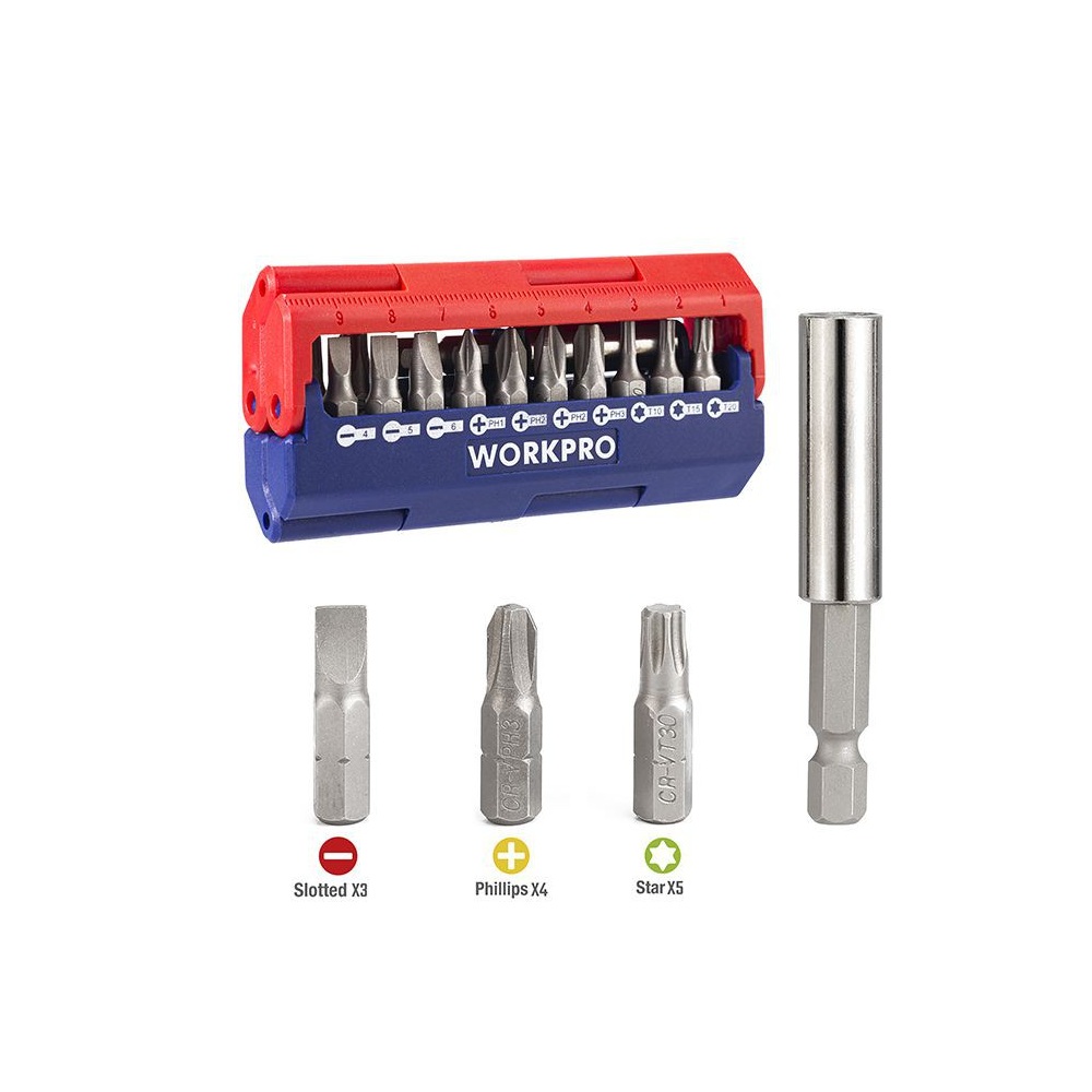 Набор бит 13 предметов WORKPRO