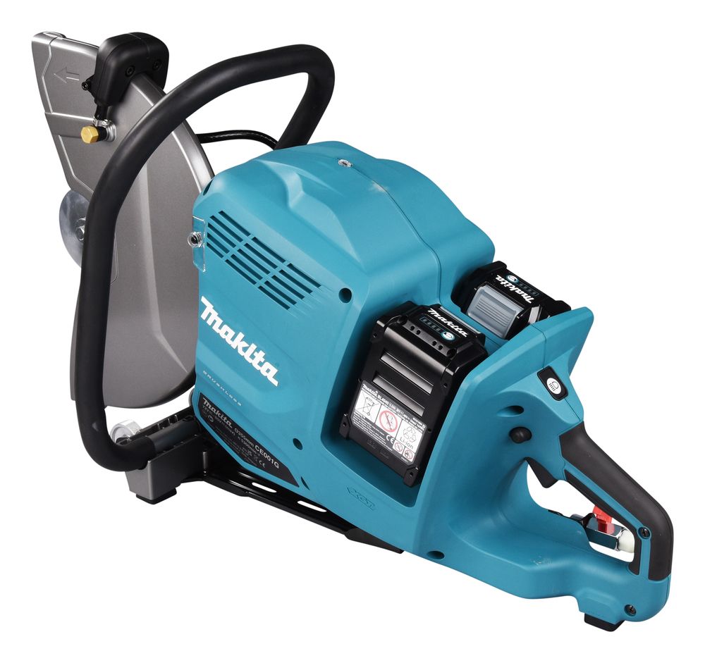 Аккумуляторный резчик Makita CE001GD402 XGT BL 2x36В, d-355x25,4мм, рез 127мм, 5300 об/мин, набор для воды, AFT, WG, 2x4.0Ач, 2xDC40RA