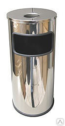 Урна-пепельница из зеркальной нержавеющей стали К250НН  (СШ-119)