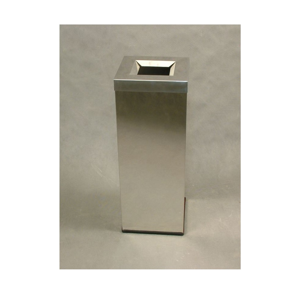 Урна для сбора мусора Ладья-1 40 л. шлифованная