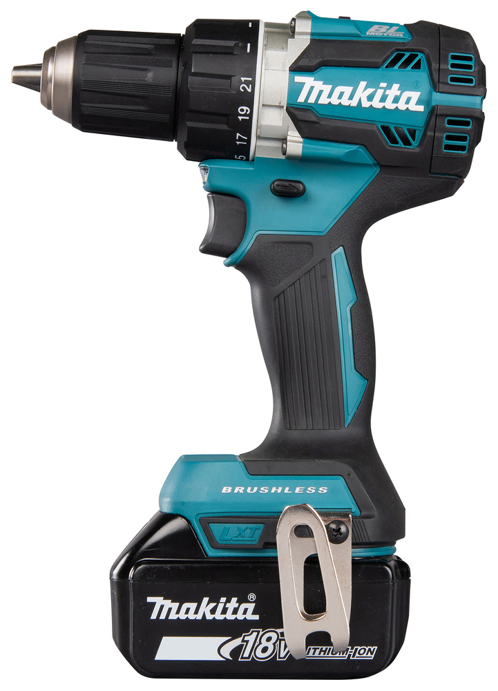 Дрель-шуруповерт аккумуляторная Makita DDF484RME LXT 18В, 2х4.0 Ач Li-ion, 54 Нм, 2000 об/мин