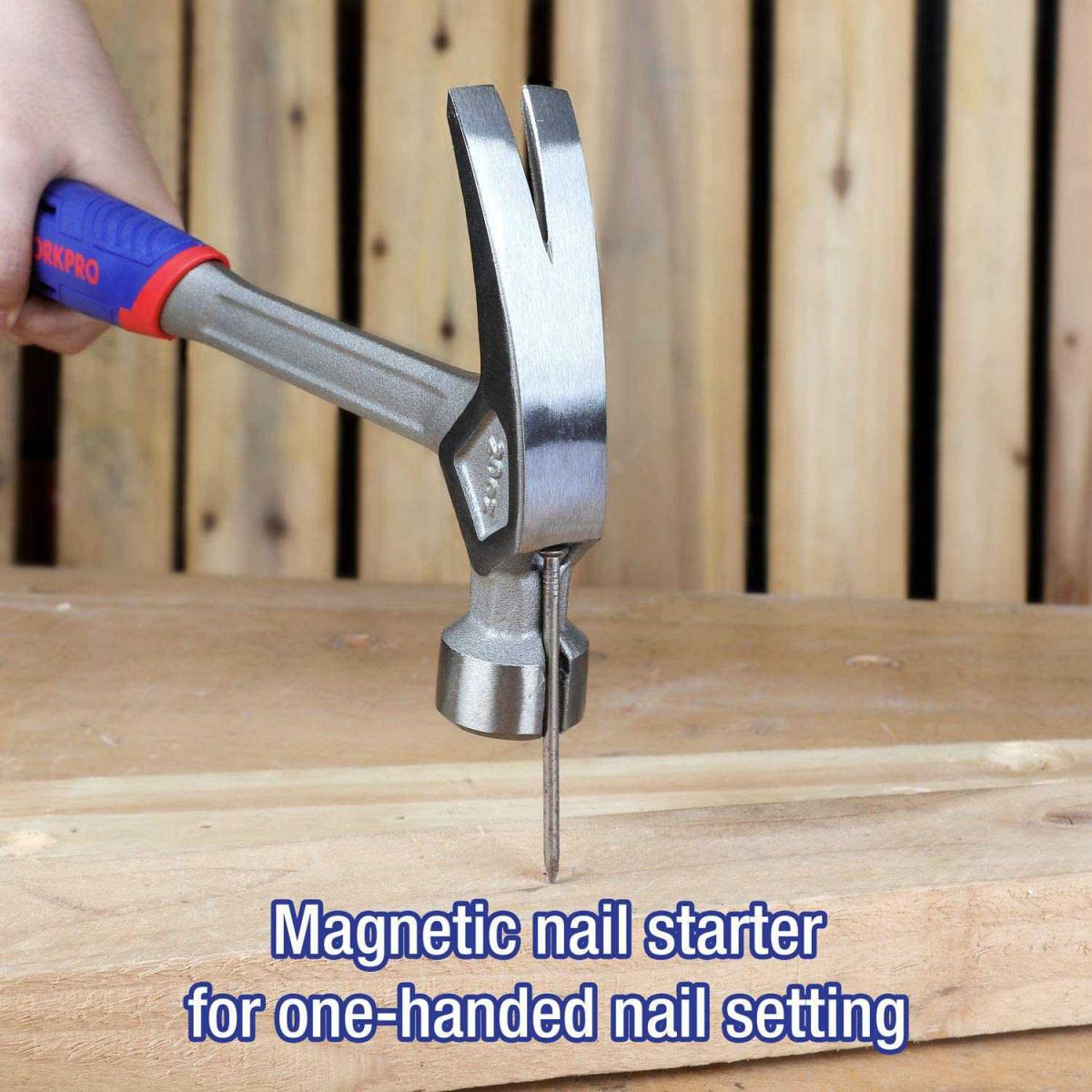 Молоток с противоударной системой AIR-TECH 560г WORKPRO