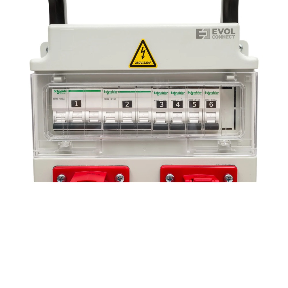 Переносной щит с розетками 220В + 380В EVOL PARTNER 0602-009-1