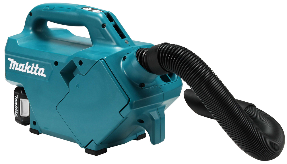 Пылесос аккумуляторный Makita CL121DWA 12В, 1х2.0 Ач, Li-ion,1300 л\м, 44 мбар, 0.33\0.5 л