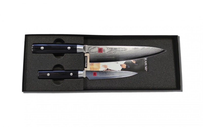 Подарочный набор из 2-х ножей Kasumi Damascus