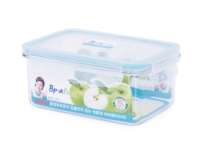 Тритановый контейнер с замками TR-04RT 680 мл