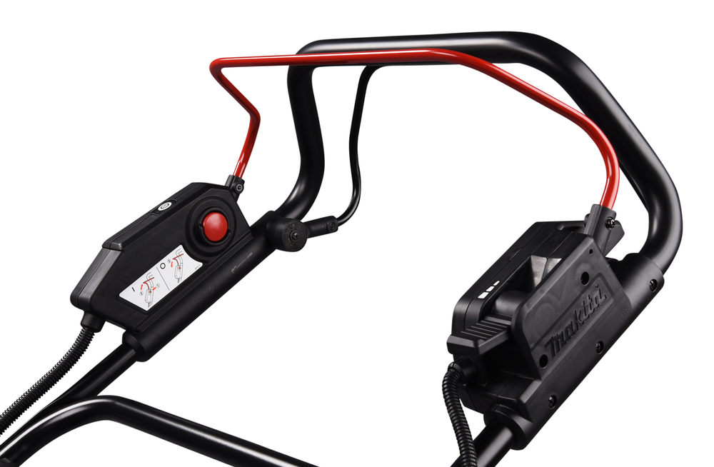 Газонокосилка аккумуляторная Makita DLM539Z LXT 2х18В, 860Вт, 53см, травосборник 70л, привод 2,5-5км/ч, 4в1, XPT, без акб и З/У
