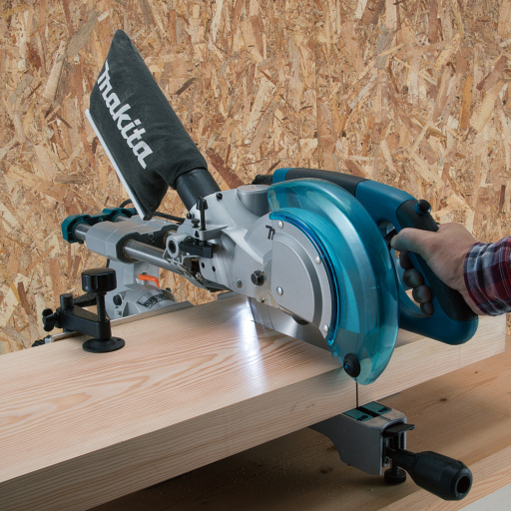 Пила торцовочная консольного типа Makita LS0815FLN 1400 Вт, 216 мм, 5000 об/мин