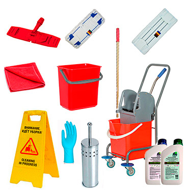 Комплект для уборки туалетов Sanitary FlSet-San