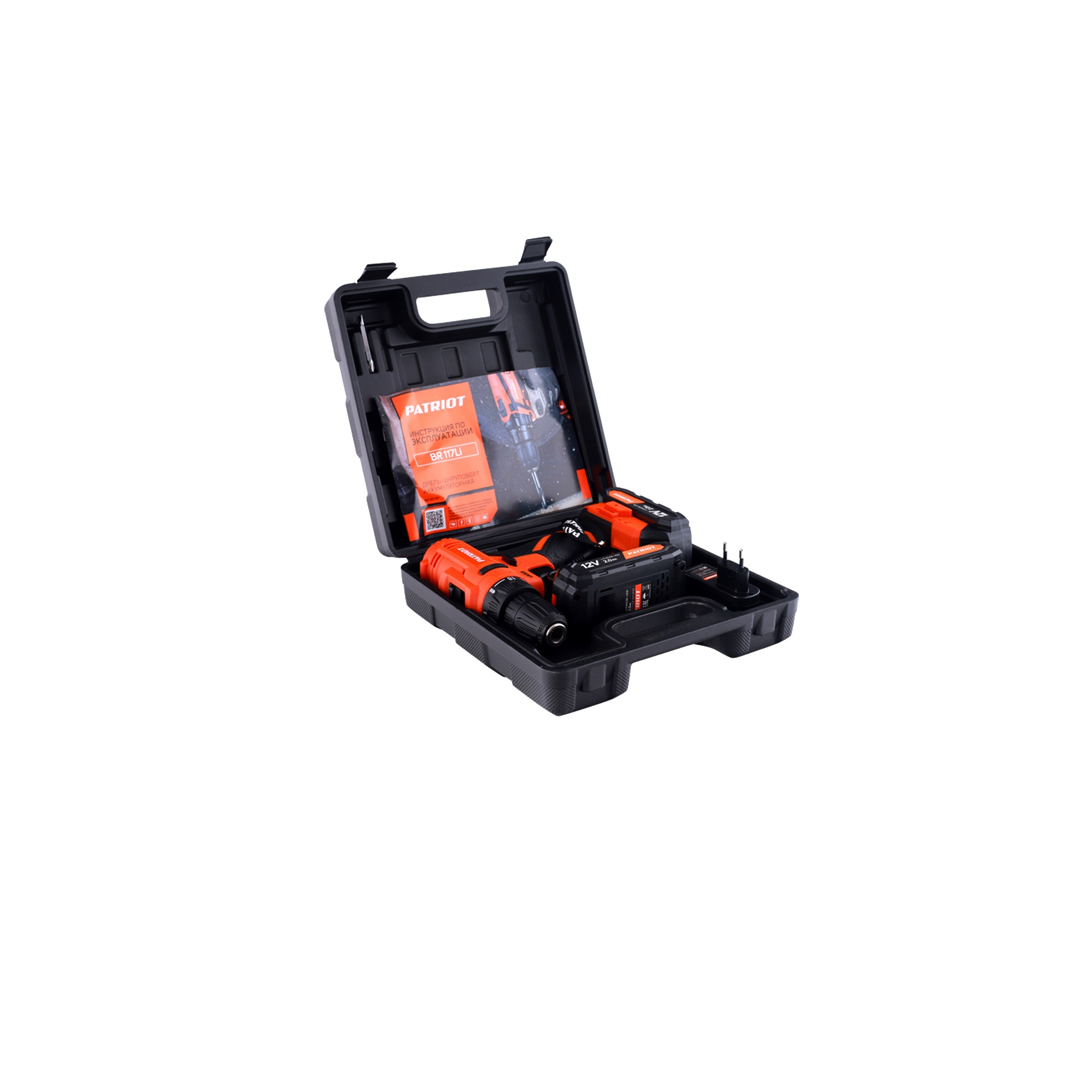 Дрель-шуруповерт аккумуляторная PATRIOT BR 117Li