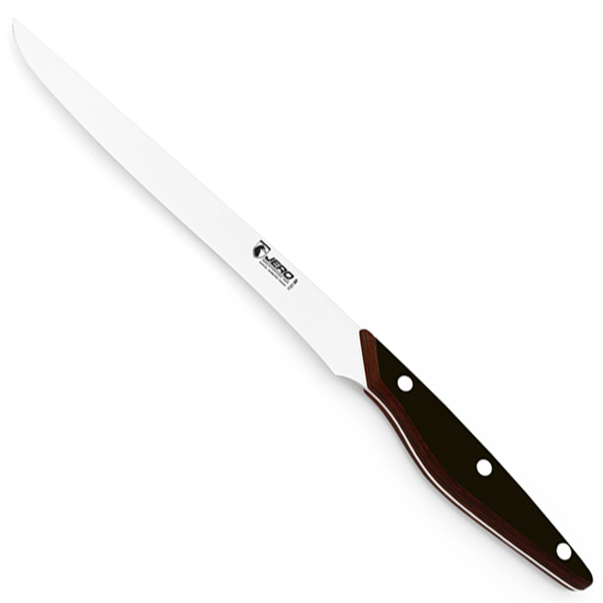 Нож слайсер для тонкой нарезки Jero Coimbra 21 см рукоять красное дерево