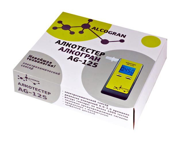 Персональный Алкотестер Алкогран AG-125