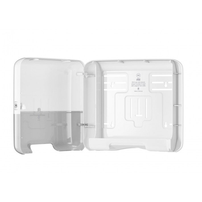 553100 Tork мини-диспенсер для листовых полотенец Singlefold сложения ZZ и C
