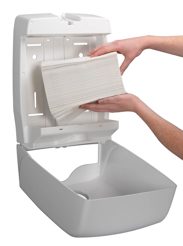 Бумажные полотенца в пачках Kimberly-Clark Скотт Экстра 6617, однослойные s-сложения