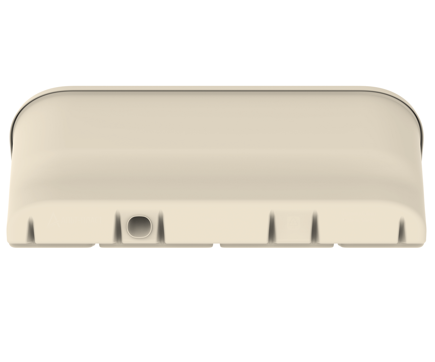 Фитомодуль с системой прикорневого полива 2л х3 (настенное кашпо) (59х25х27 см) (слоновая кость), комплет 9 шт