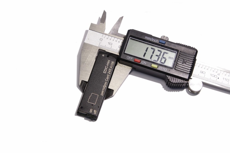 Мини диктофон Edic-Mini Card24S A106