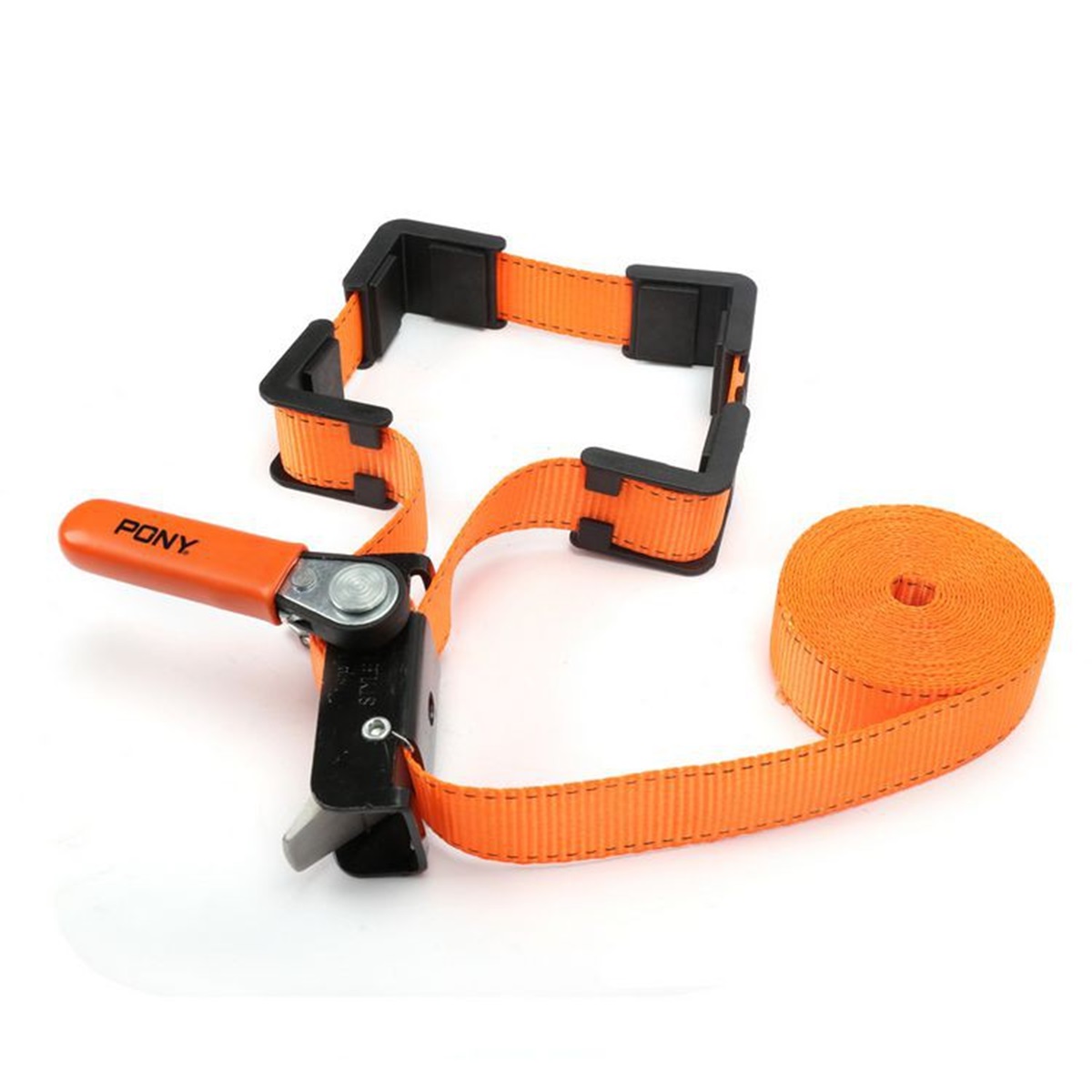 Струбцина ленточная  классическая с храповиком  лента 4,5мх25 мм  усилие до 450 кг Pony