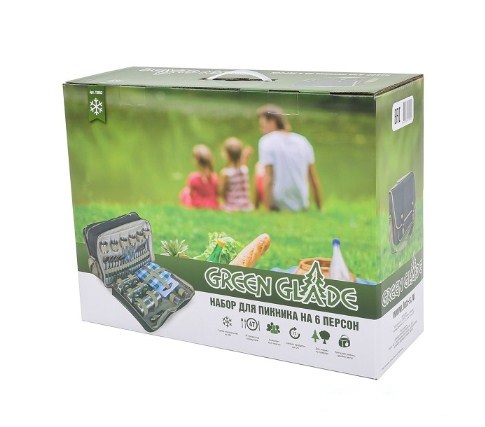 Набор для пикника Green Glade 48 предметов 18 л