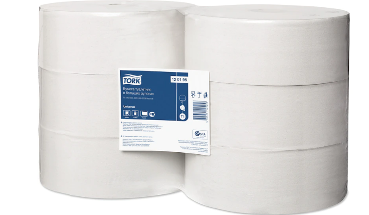 120195 Tork туалетная бумага в больших рулонах