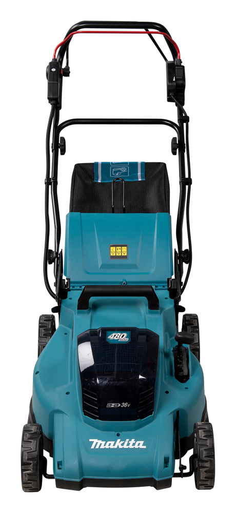Газонокосилка аккумуляторная Makita DLM481RF LXT 860 Вт , шир.48 см, травосбор.62 л, АКБ BL1850Bx2шт., ЗУ DC18RD