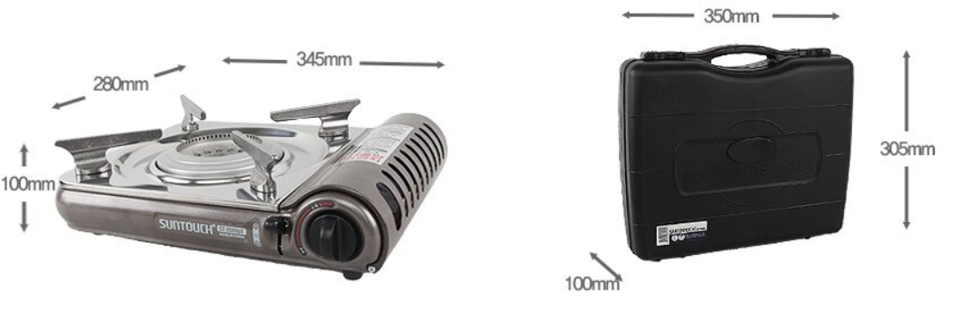 Туристическая газовая плита SunTouch ST-25000T