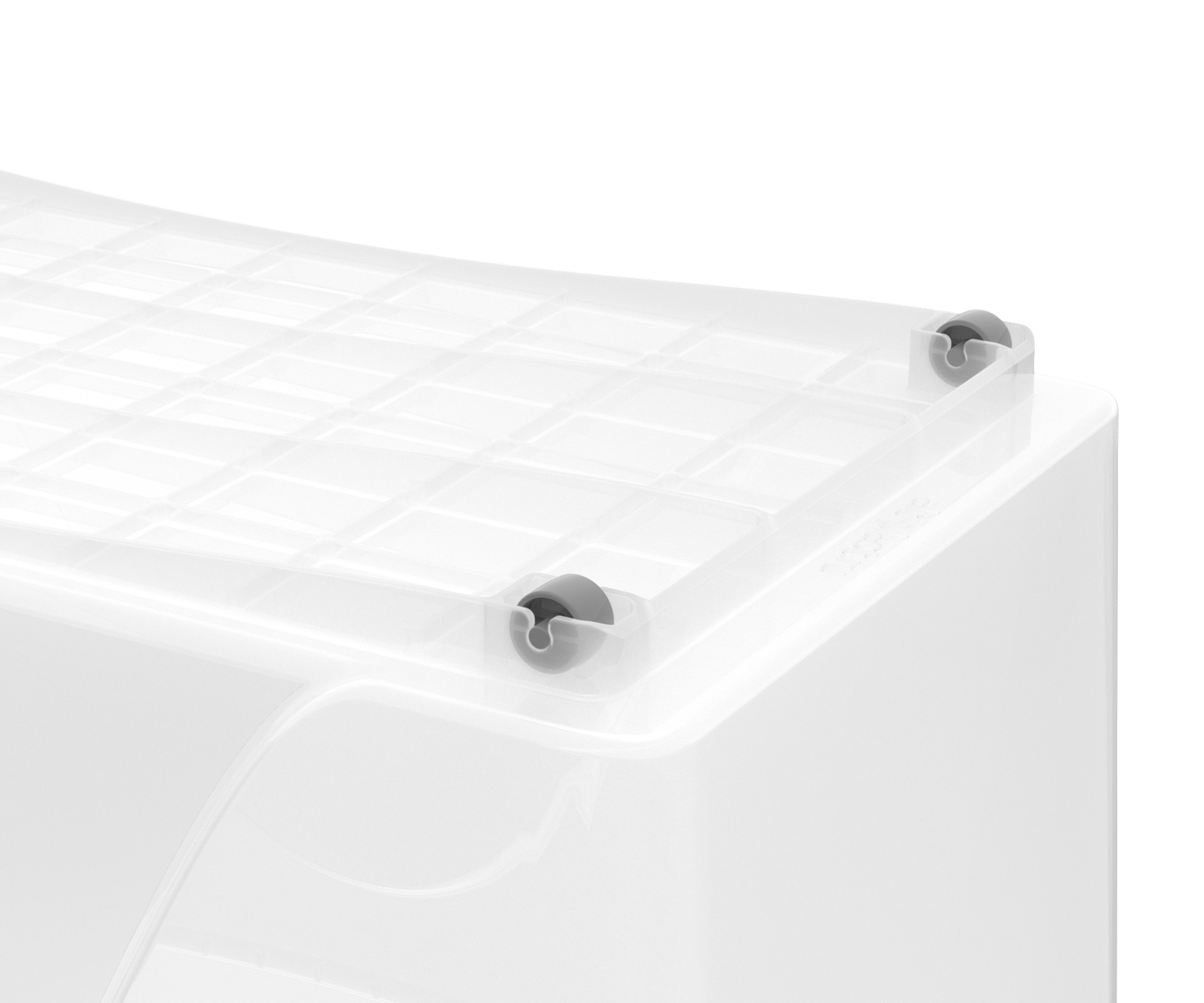 Контейнер хозяйственный универсальный на колёсах «Макс» 19 л (460х240х235 мм)