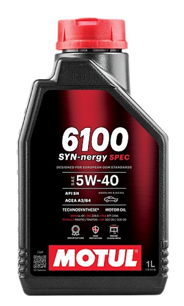 Моторное масло MOTUL 6100 SYN-NERGY SPEC 5W40 (1 л.)