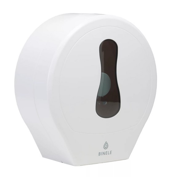 Диспенсер ВINELE rType для туалетной бумаги в рулонах, белый, арт. DP01RW