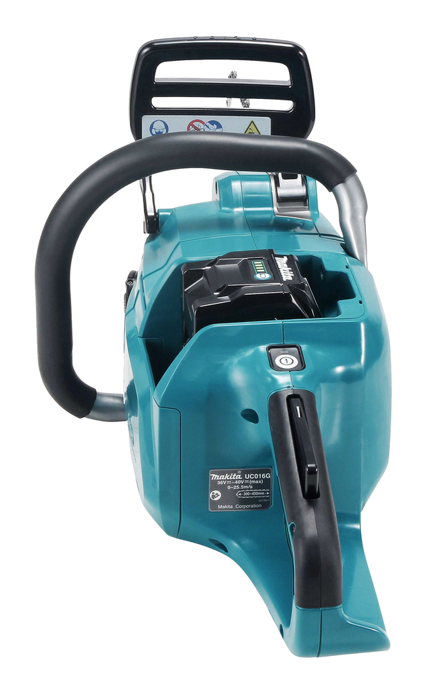 Пила цепная аккумуляторная Makita UC016GZ01 XGT 40v MAX, 1600 Вт, 16"/40 см, 3/8",1,3 мм, 25,5 м/с, безынстр., BL, WG, без акб и ЗУ