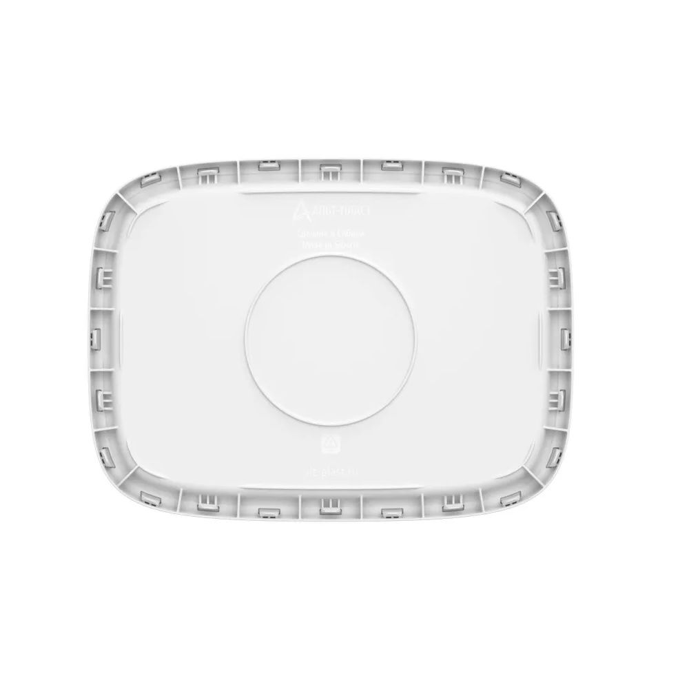 Плетёная корзина для белья сборная «Лён» 100 л (43х32.1х80 см) белый