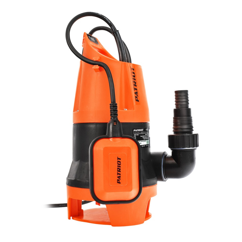 Насос дренажный PATRIOT F 800 для грязной воды, 810 Вт