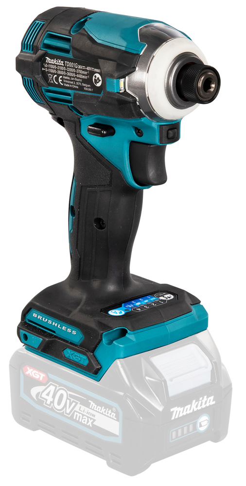 Шуруповерт ударный аккумуляторный Makita TD001GZ XGT 40В, 220 Нм, 3700 об/мин, без акб и ЗУ