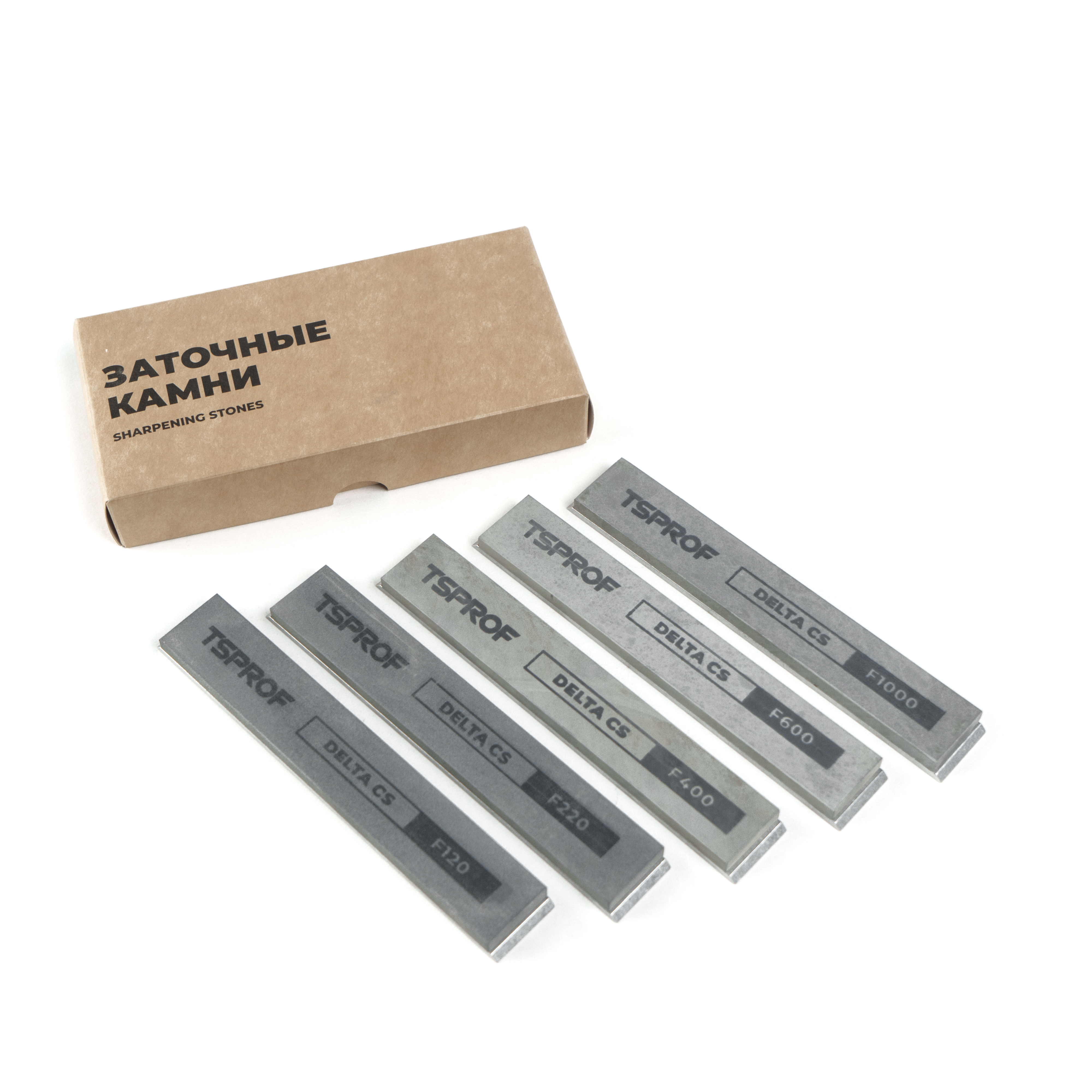 Камни для заточки TSPROF Delta CS, на бланках (5 шт)