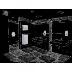 Электронный освежитель воздуха c ЖК-дисплеем LCD MERIDA UNIQUE MARBLE LINE GUH709