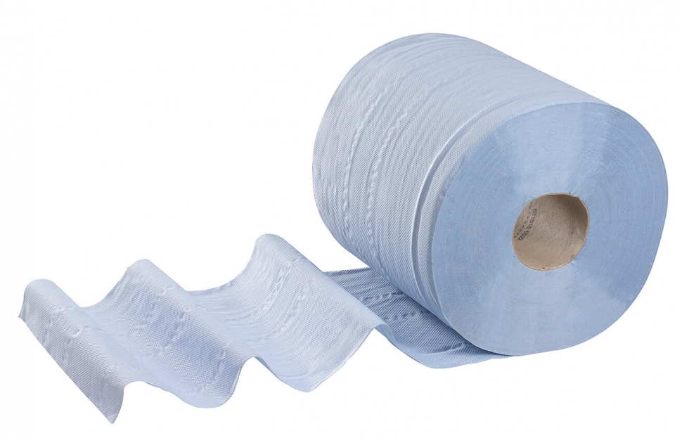 Протирочный материал в рулонах Kimberly-Clark WypAll L20 Essential 7277, однослойный, с центральной подачей