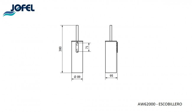 Ершик для унитаза Jofel AW62000