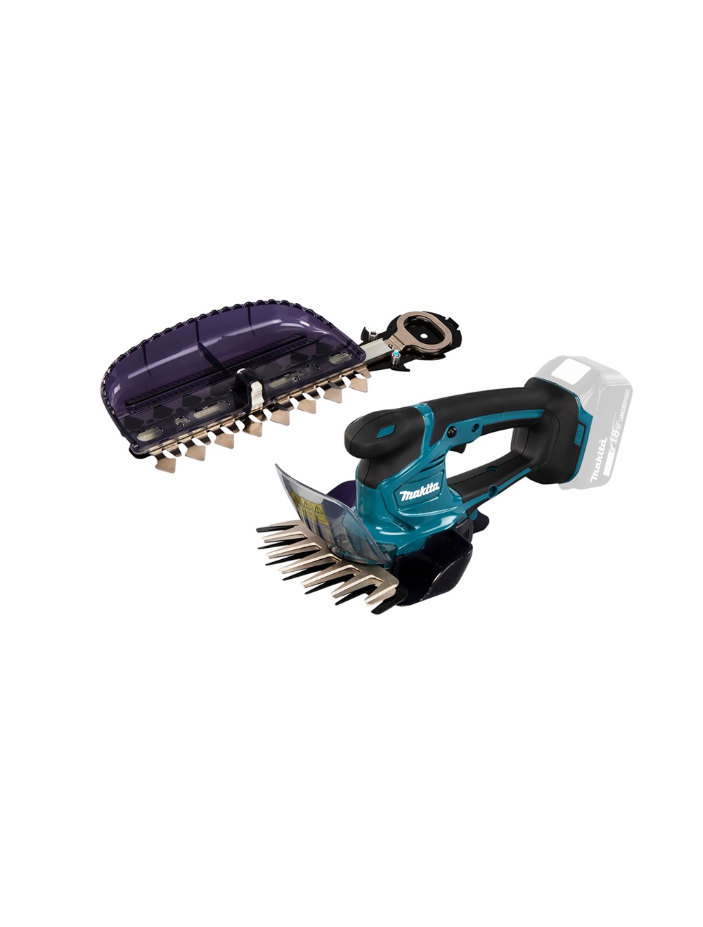 Ножницы аккумуляторные для травы Makita DUM604ZX LXT 18В, с ножами, без акб и ЗУ